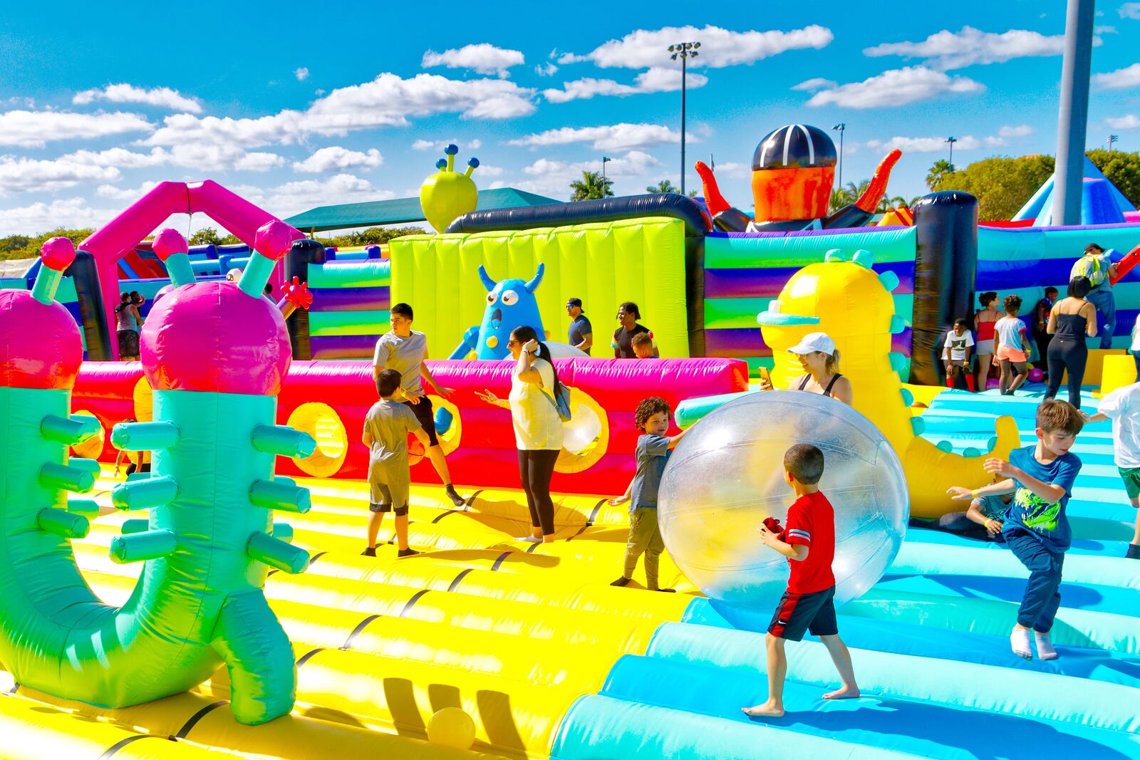 Inflatable attraction "The Big Bounce America" is coming to Dayton. CONTRIBUTED