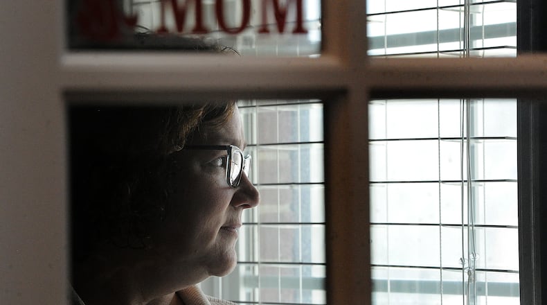 Andrea Cobb, whose now adult child is non-binary and transgender, shared how gender-affirming care, like hormone replacement therapy, was life-changing and lifesaving for her child. Gender-affirming care improved the mental health of Cobb's child and treat their gender dysphoria, as well as helped them come into their identity. MARSHALL GORBY\STAFF