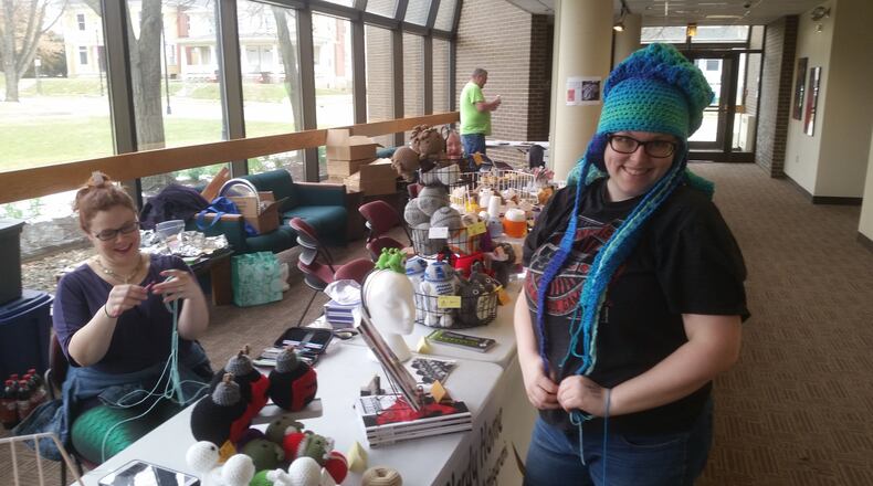WittCon vendor “This Nerdy Home” sells handmade, pop culture-inspired gifts and dolls. Other  vendors at this year’s con include authors, game accessory sellers, and jewelry makers. CONTRIBUTED