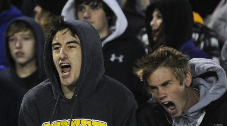 There’s lots to cheer about with Sidney football. MARC PENDLETON / STAFF