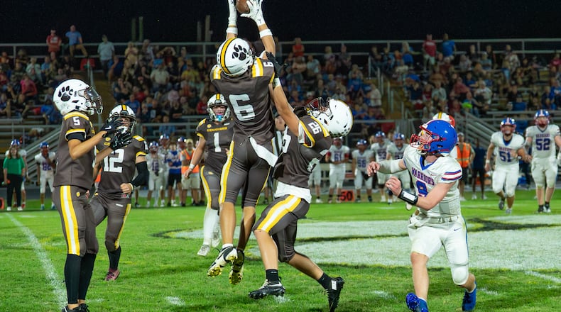 The Kenton Ridge High School football team beat Northwestern 21-17 on Friday night at Richard L. Phillips Field in Springfield. RODNEY GETZ/CONTRIBUTED PHOTO
