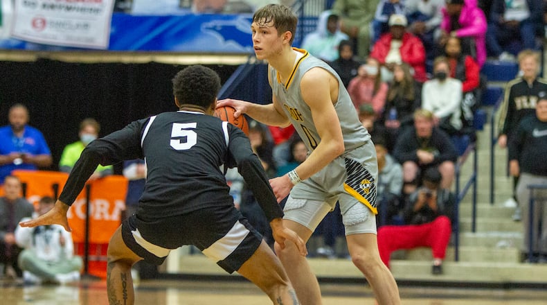 Centerville's Gabe Cupps is the Southwest Ohio District Division I Boys Basketball Player of the Year. Jeff GIlbert/CONTRIBUTED