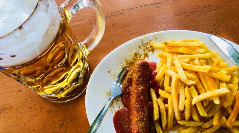 Oktoberfest serves authentic German beer and cuisine. KARA DRISCOLL/STAFF