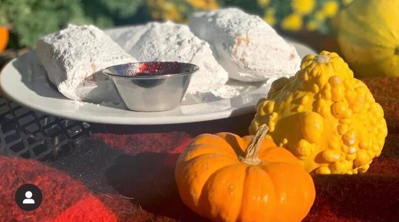 A trio of beignets at Lily's Bistro.