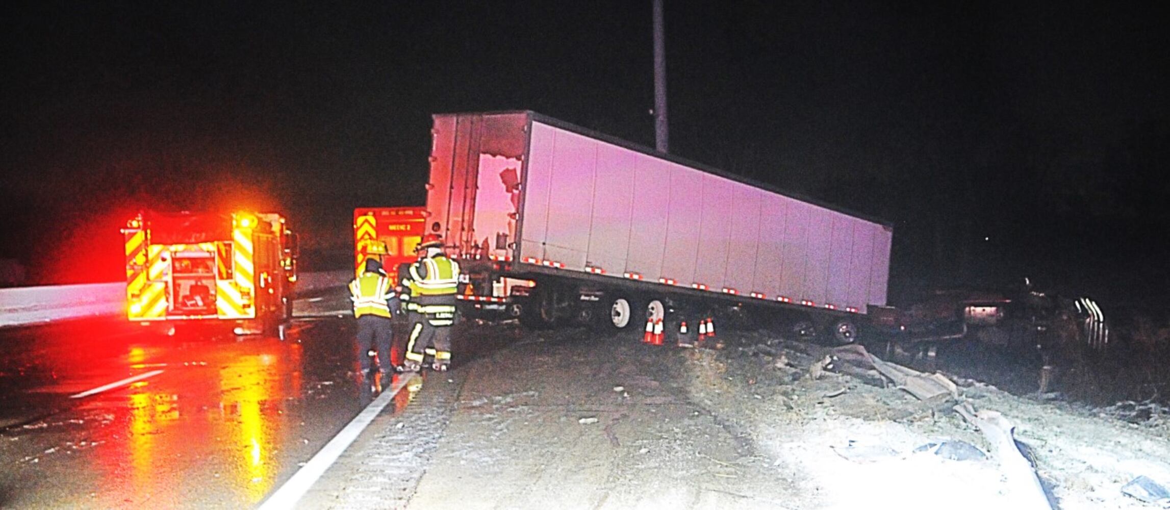 One killed after semi strikes Mad River Twp. medical vehicle