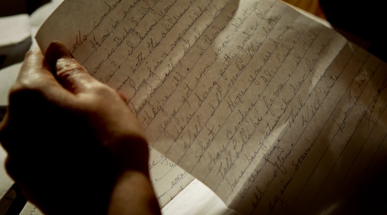 Letters from long-gone family members can be a comfort, Pam Cottrel says. Staff photo