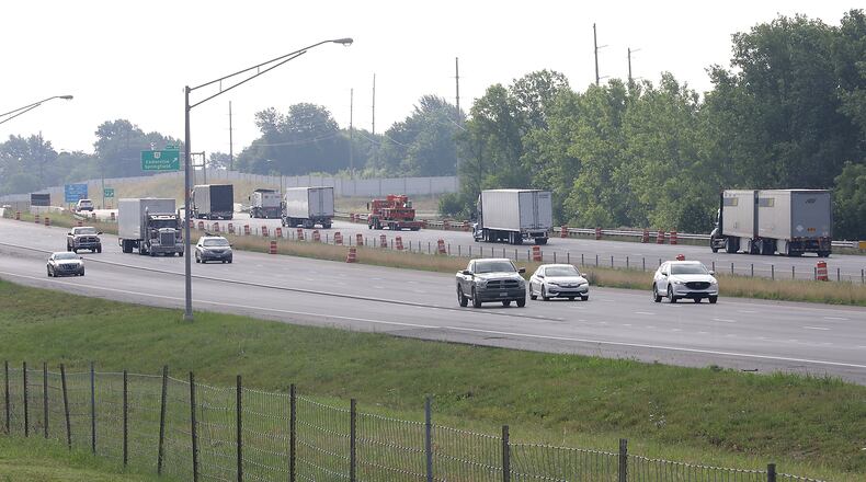 Interstate 70 is the focus of a trooper initiative from Oct. 7-9, 2022, to enforce speed, seat belt and impaired driving violations . BILL LACKEY/STAFF
