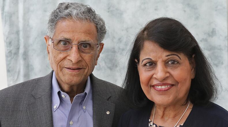Dr. Amrit Chadha and his wife, Shashi, will be honorees at the Clark State Presidential Awards.  BILL LACKEY/STAFF
