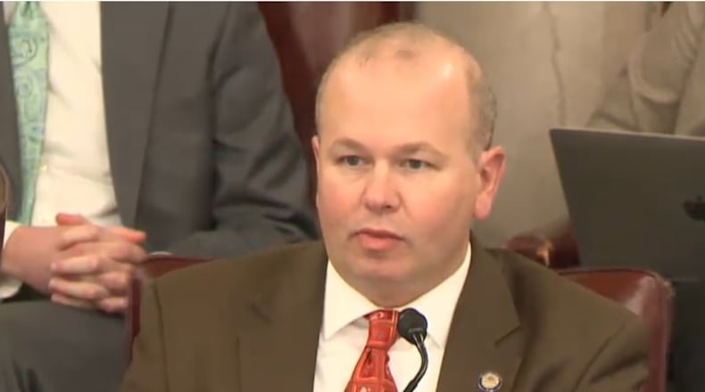 Senator Andrew Brenner, chair of the primary and secondary education committee. Courtesy of the Ohio Channel.