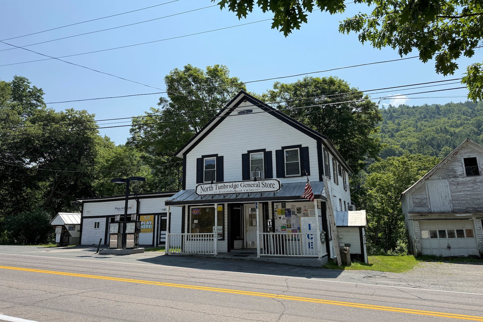 The North Tunbridge General Store is pictured on July 16, 2025 in Tunbridge, Vt. (AP Photo/Amanda Swinhart)