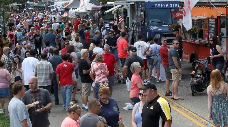 Springfield Rotary Gourmet Food Truck Competition has been canceled due to concerns over the coronavirus pandemic. BILL LACKEY/STAFF
