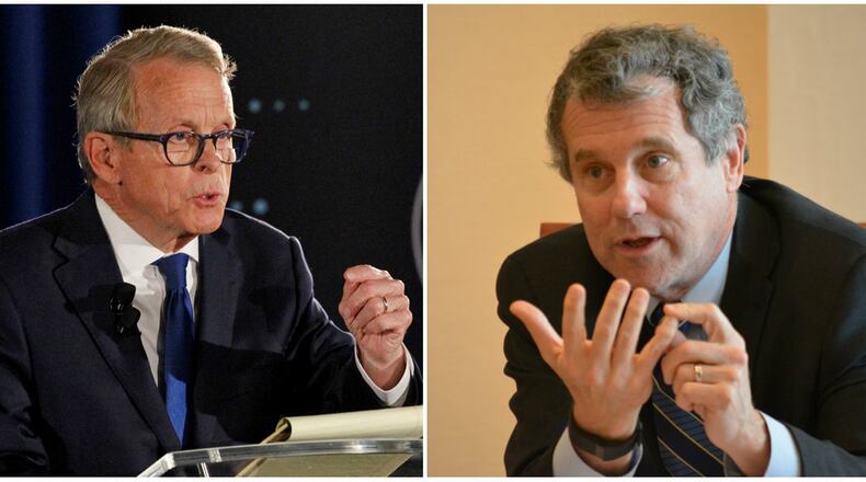 Ohio Gov. Mike DeWine and U.S. Senator Sherrod Brown will visit the area this week for fundraiser events hosted by the Clark County Republican and Democratic parties.