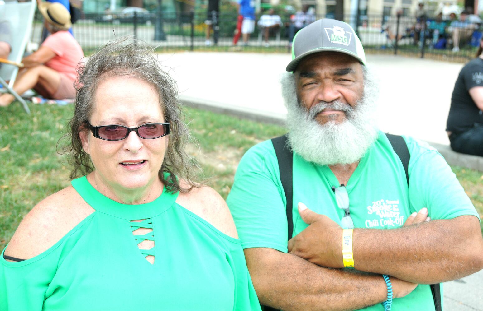 Did we spot you at the Dayton "Blues" Festival?