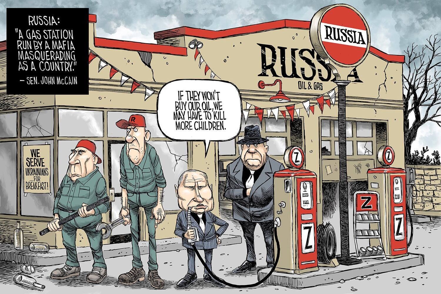 WEEK IN CARTOONS: Gas prices, Ukraine, Putin and more