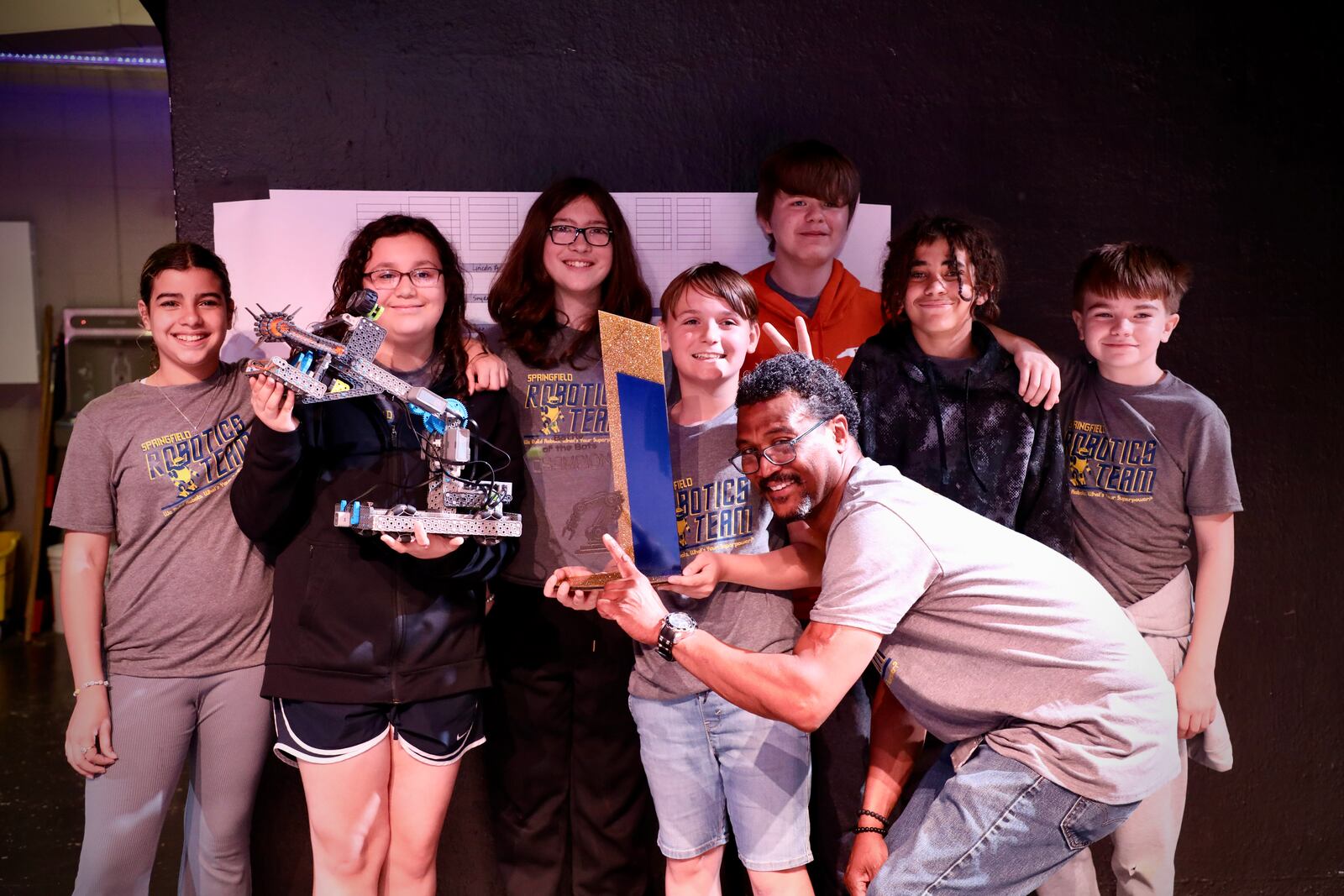 Springfield City School elementary students went head-to-head in the district’s first “Battle of the Bots” competition, in which Lagonda Elementary took home the inaugural championship trophy. The teams assembled at the John Legend Theater for a double-elimination, bracket-style brawl competition, and parents could attend. Contributed