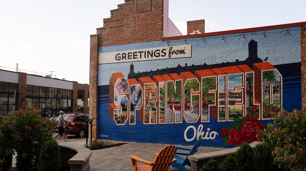 Downtown Springfield, Ohio, Oct. 6, 2024. Thousands of Haitians have settled in the city, and the majority of them have lawful status, often through the Temporary Protected Status program. (Erin Schaff/The New York Times)