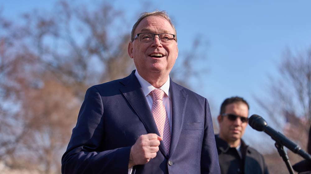 Director of the National Economic Council Kevin Hassett speaks to reporters at the White House, Wednesday, Feb. 11, 2026, in Washington. (AP Photo/Evan Vucci)