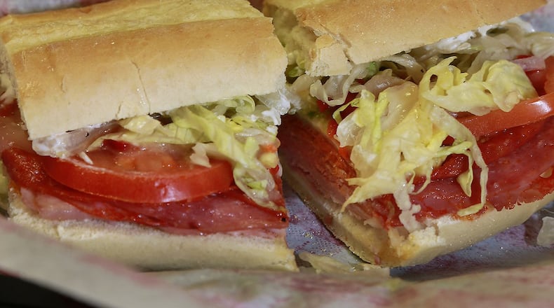 An Italian sub at Pappy’s. Bill Lackey/Staff