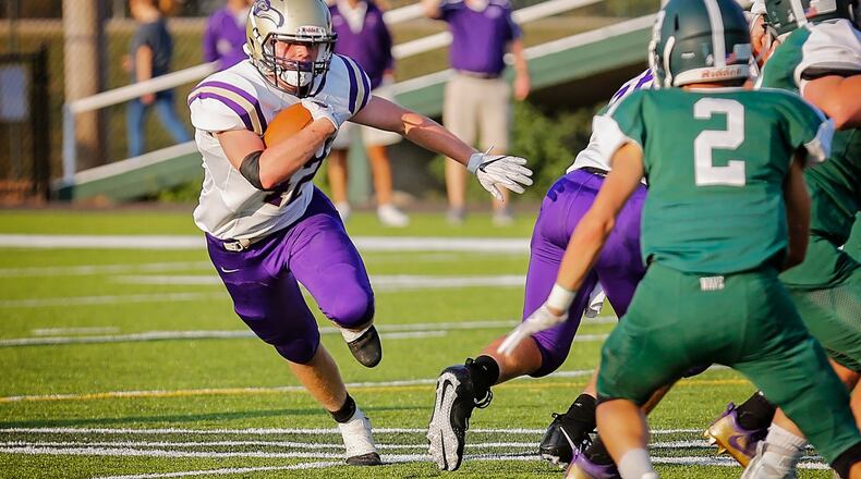 Eaton senior running back Caleb Puckett has led the Eagles in rushing the last two seasons. PHOTO COURTESY OF THE REGISTER-HERALD