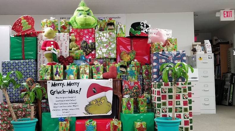 The Grinch For Good event in New Carlisleprovides a place where kids from struggling families in western Clark County can shop for Christmas gifts for immediate family members. CONTRIBUTED