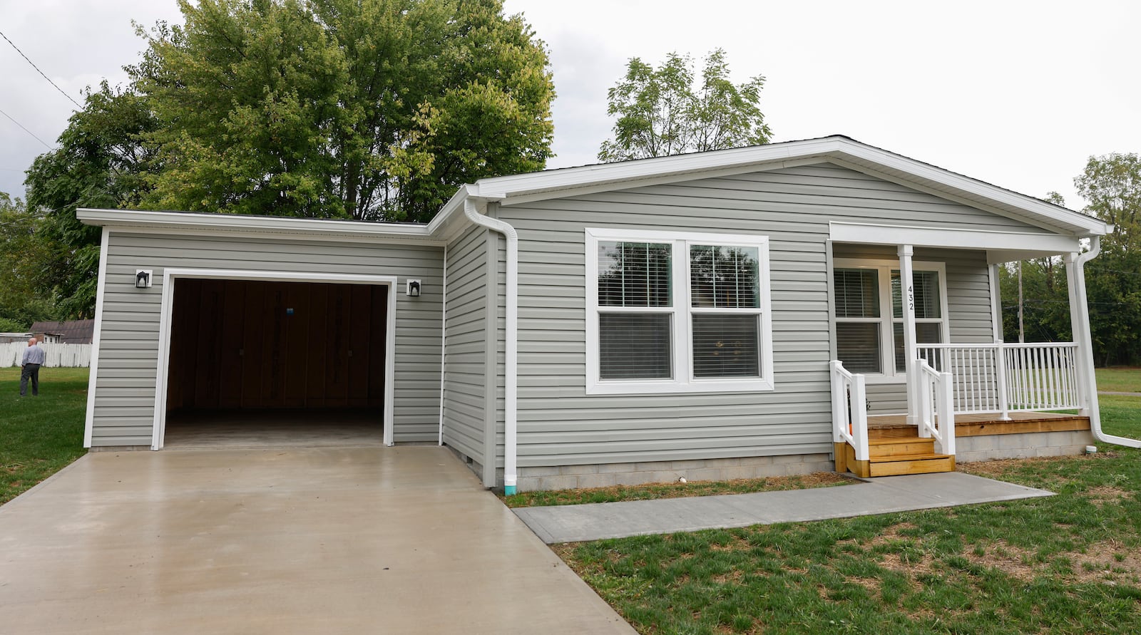 A view of 432 East Liberty Street, which was shown during an open house held by Clark County Land Bank as one of the first homes in the Affordable Homes Program on East Liberty Street on Thursday, September 25, 2025, in Springfield. JOSEPH COOKE/STAFF