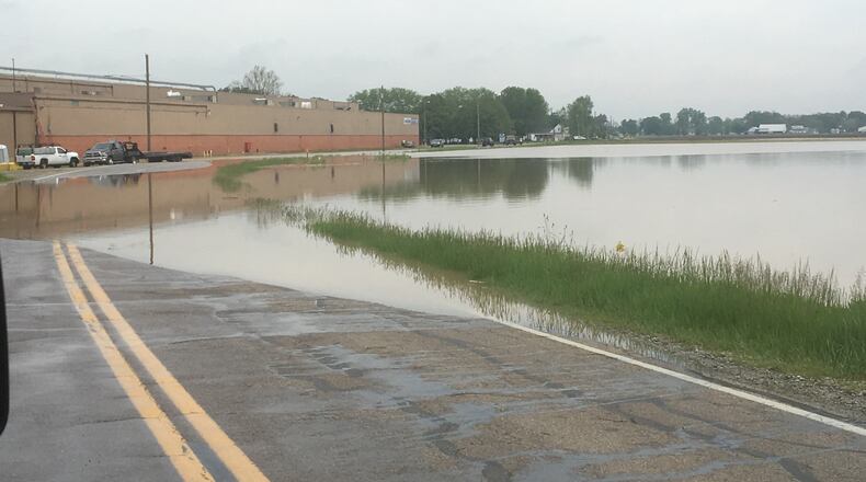 Some roads in Clark County are expecting flooding due to heavy rainfall on Thursday night.