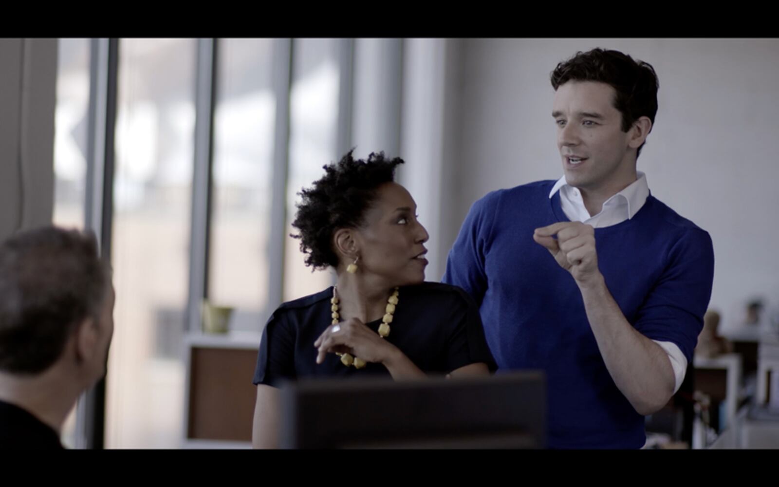 Daniel, Brenda and Brian (Michael Urie, Erin Cherry and Kevin Spirtas) in "After Forever," a webseries being screened at the Neon on Nov. 11, 2018.