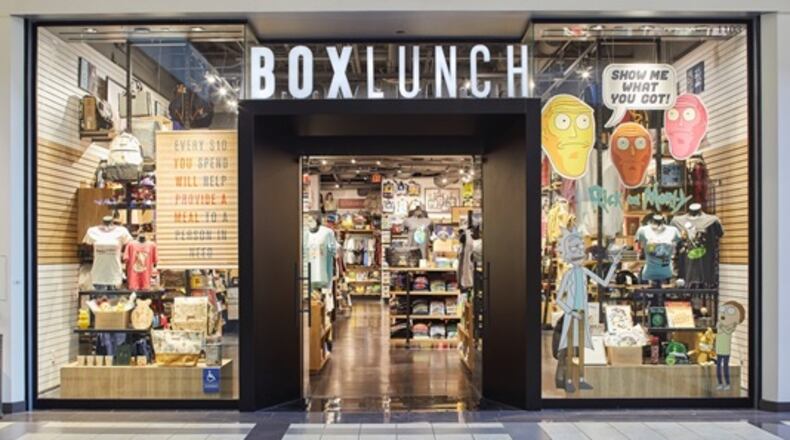 BoxLunch sells a variety of products and donates a meal for every $10 spent.