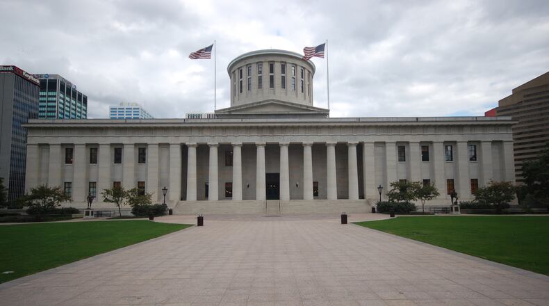 The Ohio Statehouse in Columbus.