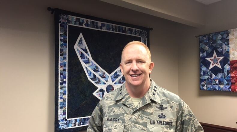 Lt. Gen. Robert D. McMurry, commander of the Air Force Life Cycle Management Center at Wright-Patterson Air Force Base. BARRIE BARBER/STAFF