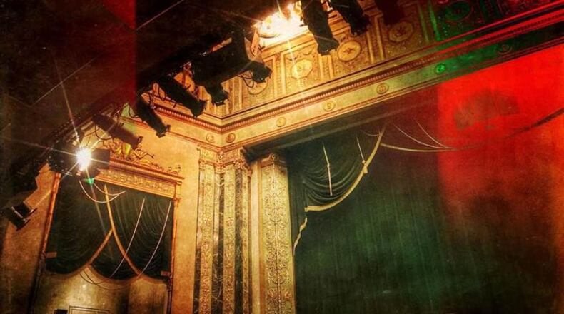 The Victoria Theatre in downtown Dayton has many creepy stories since it opened in 1866. This photo, taken by Linda Phillips, reveals the theater’s slightly spooky air. Photo source: The Victoria Theatre Association.