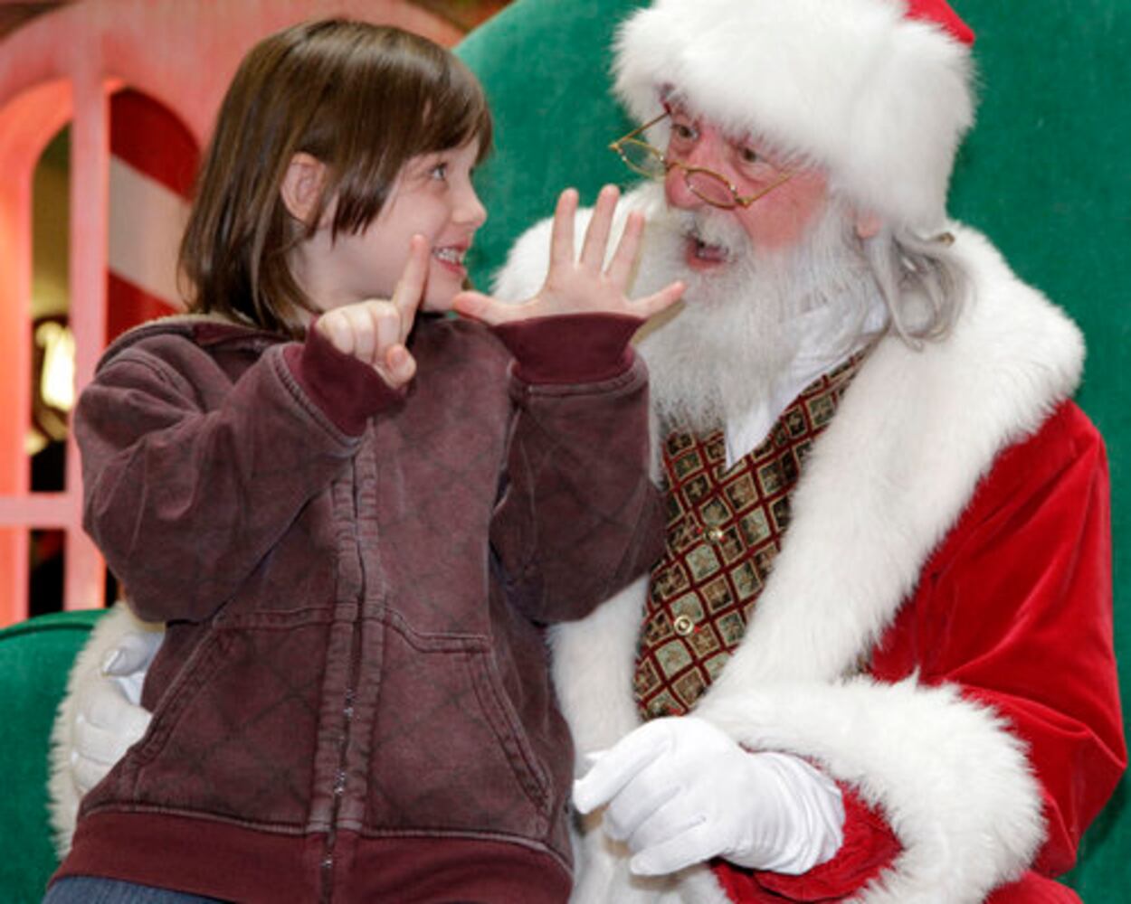 Santa Claus at Upper Valley Mall