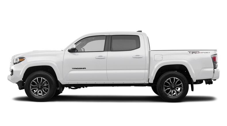 Back for a repeat at the 2020 Dayton Auto Show, the Toyota Drive Center will feature different models, perhaps like this Tacoma TRD Sport Crew, for drivers to try out. Metro News Service photo