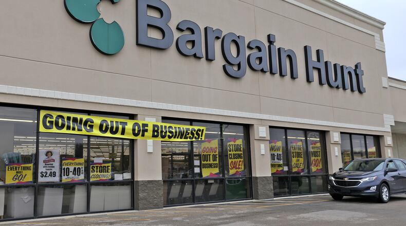 Bargain Hunt announced they are closing their Springfield store at the end of February or whenever inventory runs out. BILL LACKEY/STAFF