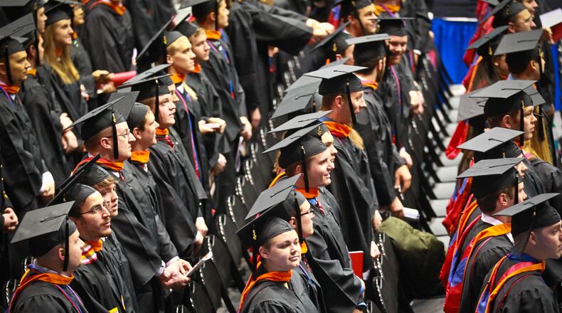 University of Dayton expects to award a record number of undergraduate degrees at spring commencement.