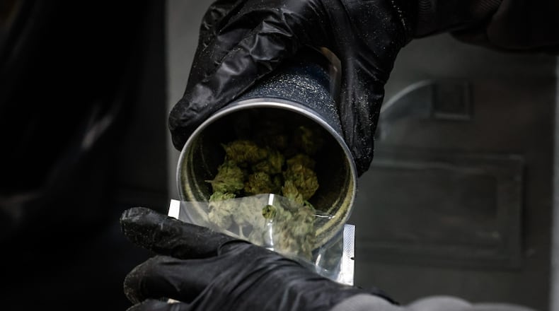 Recreational marijuana sales have begun in Ohio. JIM NOELKER/STAFF