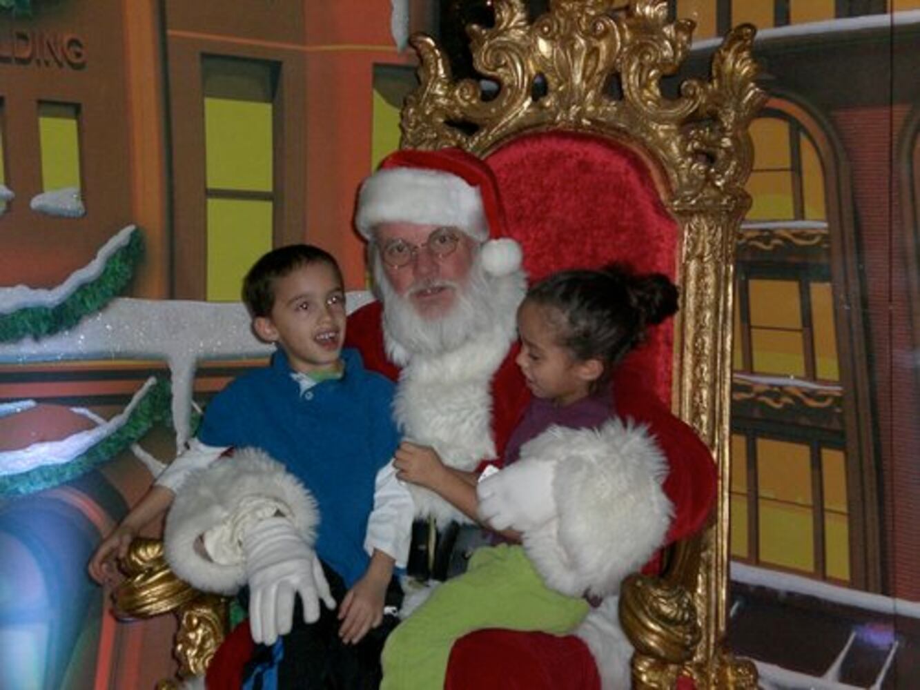 Santa visits Springfield