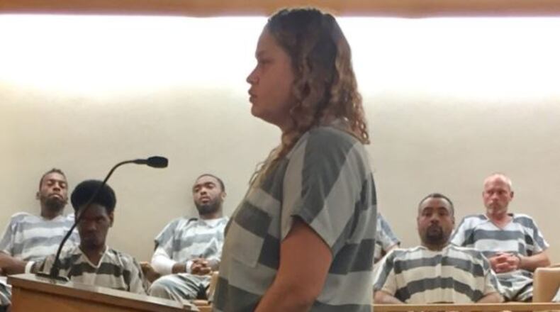 Carey Beth Goney in Clark County Municipal Court. Jeff Guerini/Staff