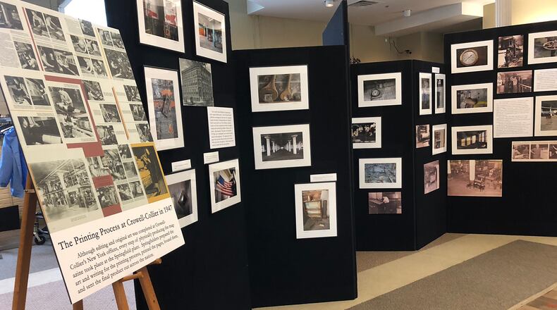 Artist Kevin Kampman felt drawn to the Crwell-Collier buildings and spent time over eight years roaming inside and studying its artifacts. PHOTO COURTESY OF THE CLARK COUNTY HISTORICAL SOCIETY
