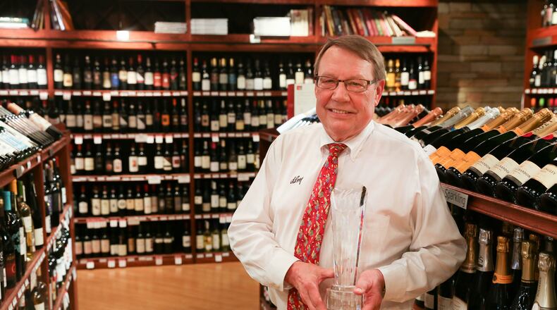 George Punter, DLM Wine Manager for the Centerville store