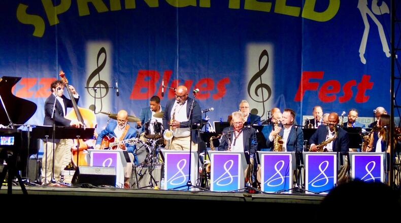 The Springfield Symphony Jazz  Orchestra, seen here at the recent Springfield Jazz and Blues Festival, will open its third season on Saturday with a salute to Hometown Heroes of the jazz world.