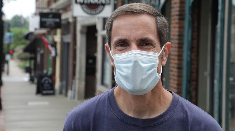 Rick Incorvati says he supports the Governor's mask mandate. BILL LACKEY/STAFF