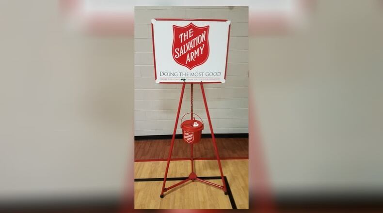 The Salvation Army’s 2018 Red Kettle Campaign begins the day after Thanksgiving and runs through Christmas Eve. Because it is a week shorter than usual, hopes are high that the community’s generosity will help offset the loss from one week less of collecting. Staff/Dan Pasciak