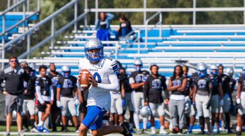 Former Urbana quarterback Miles Johnson from Northmont High School is now headed to Tiffin. CONTRIBUTED