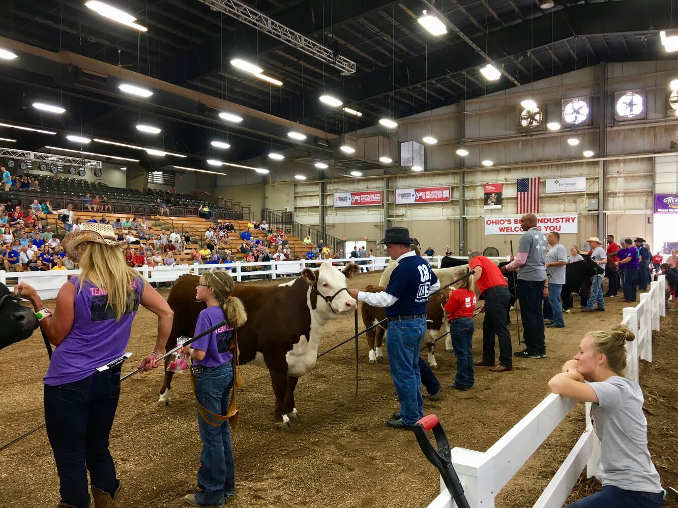 Dean's Charity Steer Show at Ohio State Fair