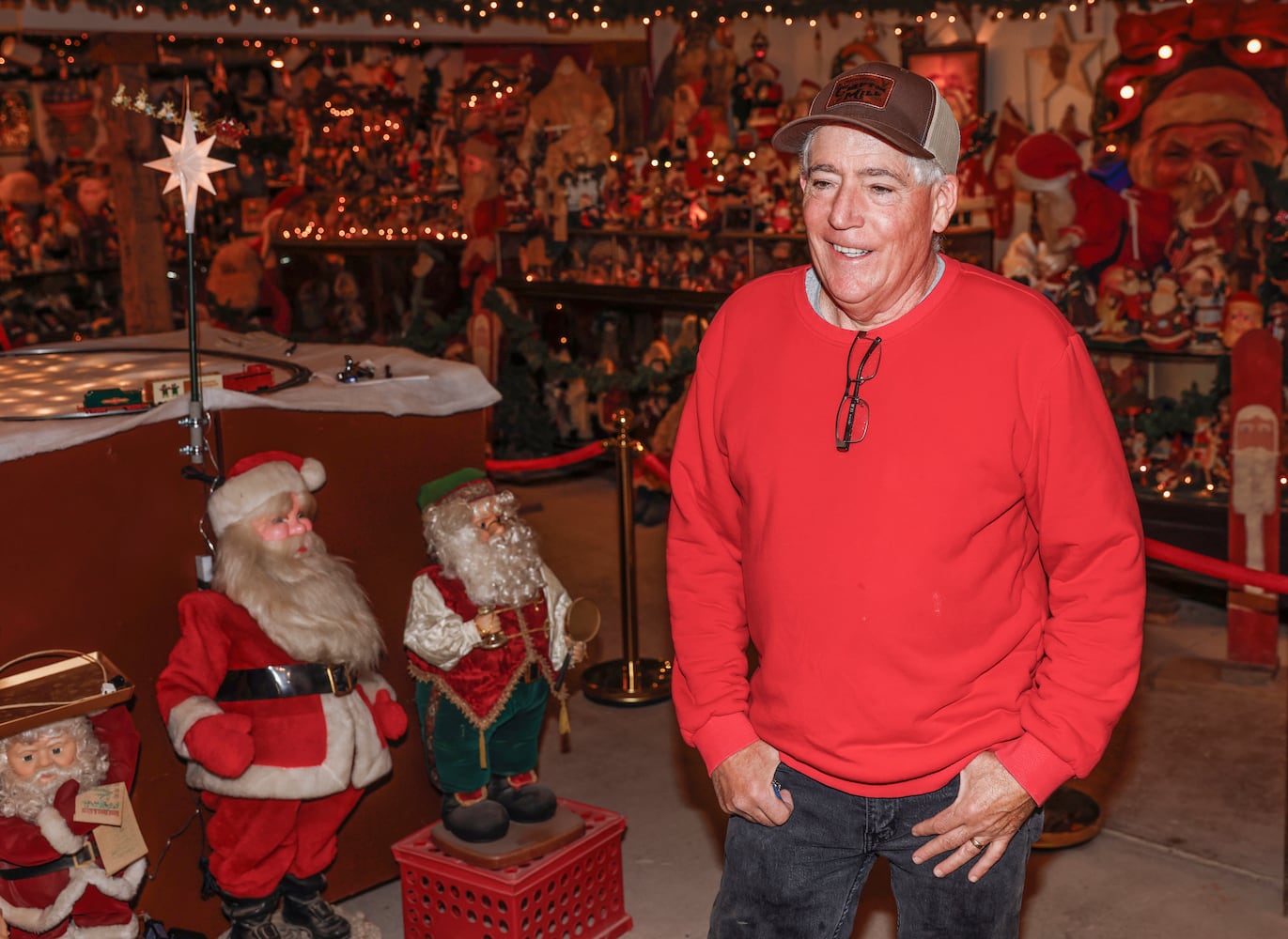 Clifton Mill's Santa Display