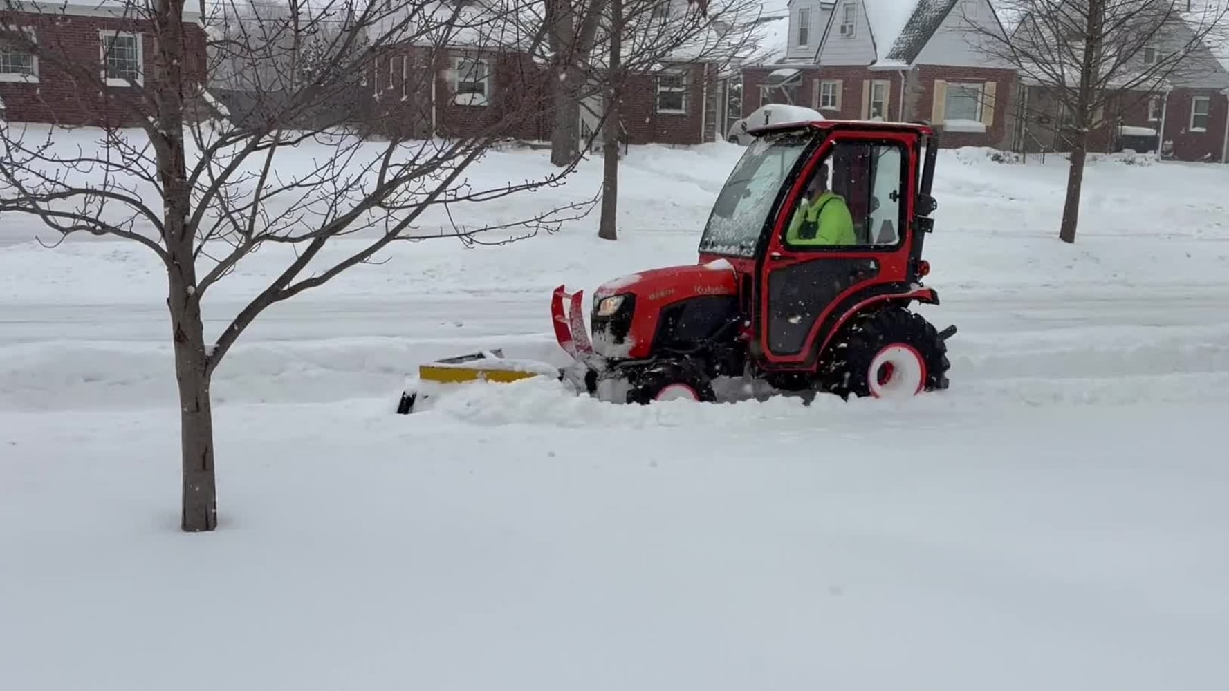 Oakwood sidewalk plow