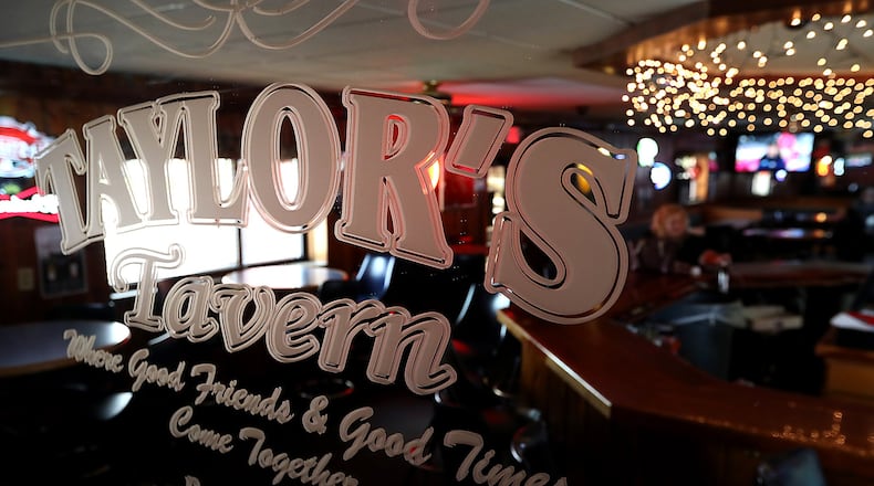 The inside of Taylor’s Tavern. BILL LACKEY/STAFF