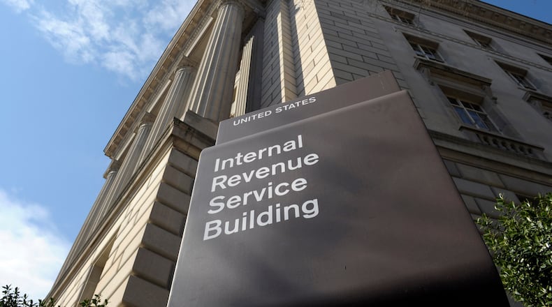 FILE - The exterior of the Internal Revenue Service (IRS) building in Washington, is photographed March 22, 2013. (AP Photo/Susan Walsh, File)