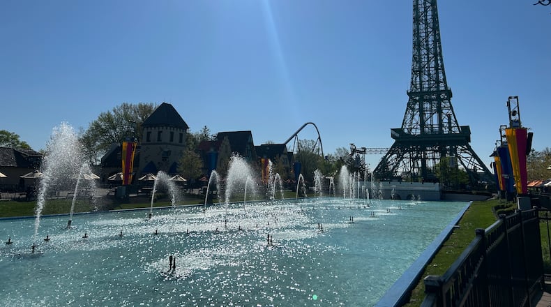 Kings Island opened for its 52nd season on Saturday, April 20, 2024. ALEX CUTLER/STAFF